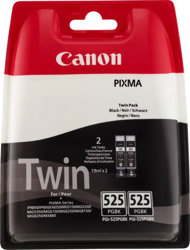 Canon PGI-525PGBK Twin Pack Zwart
