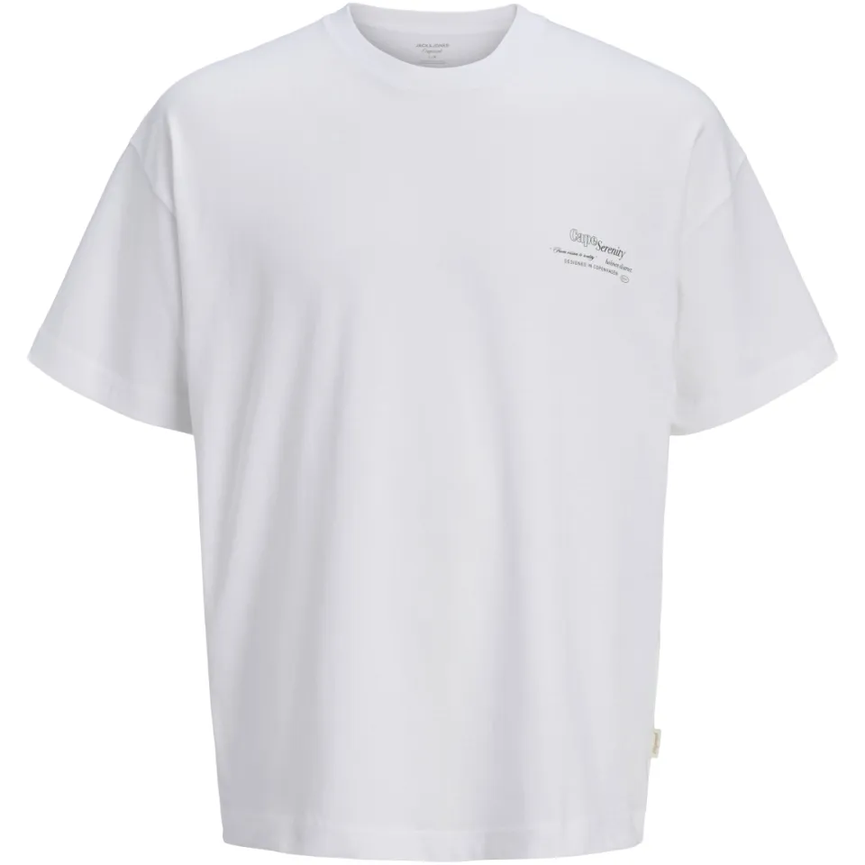 Jack & Jones junior t-shirt met backprint wit, foto 2