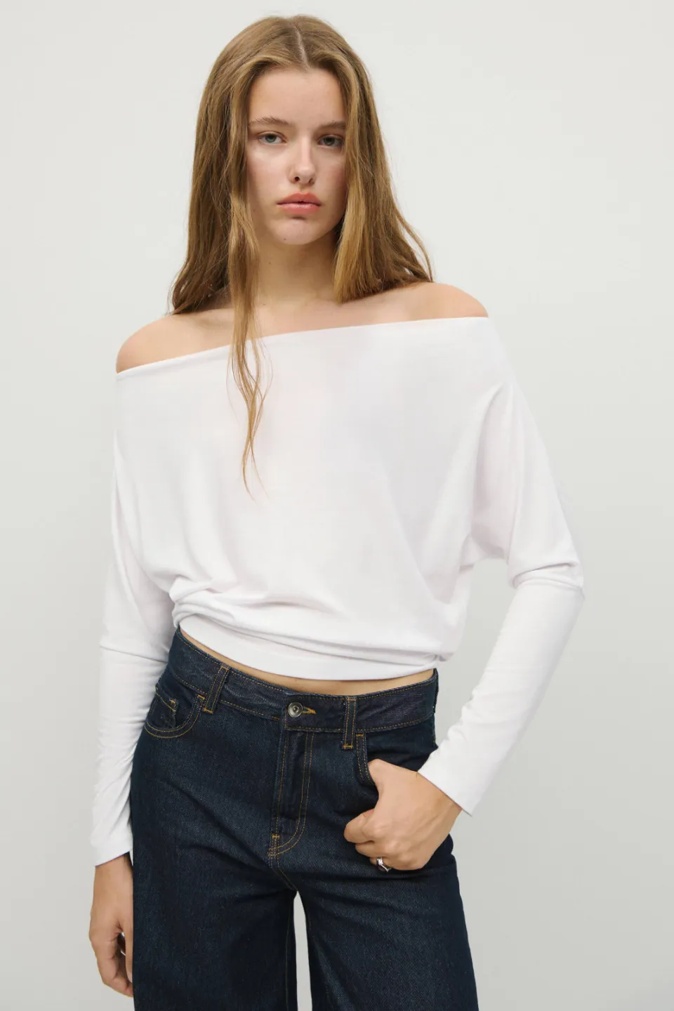 Mango TEEN gebreide top wit, foto 4