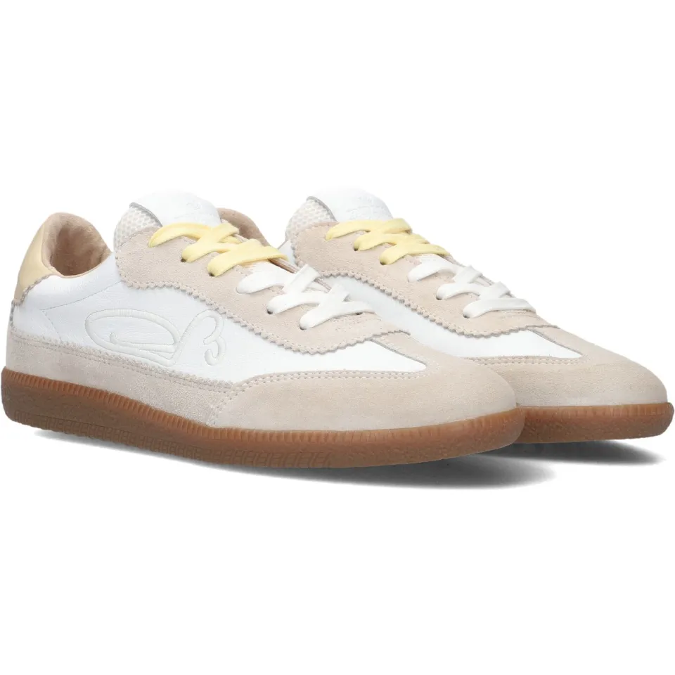 Fred de la Bretoniere Sneakers Pearl Sign Wit, foto 3