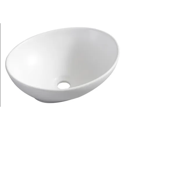 Wiesbaden Opzetwaskom Wiesbaden Barco 40x33x14,5 cm Mat Wit