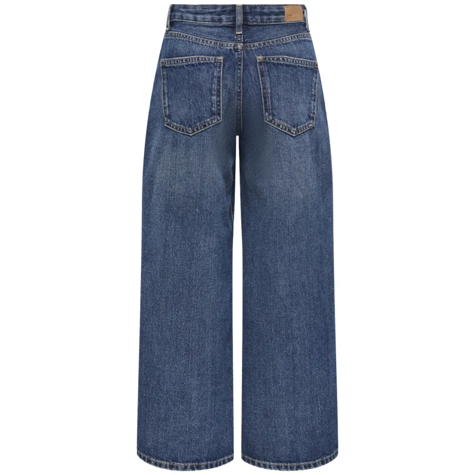 KIDS ONLY GIRL KOGOHIO regular waist wide leg jeans - medium blue denim, foto 2