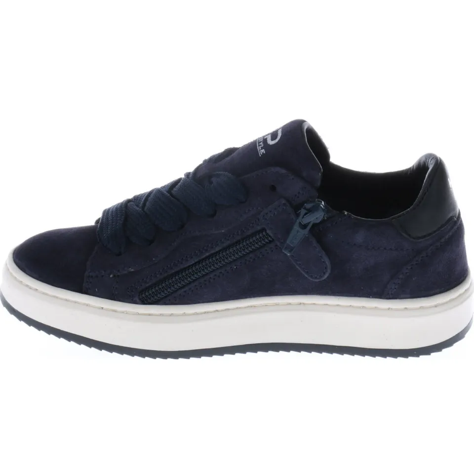 Hip suède sneakers donkerblauw, foto 4