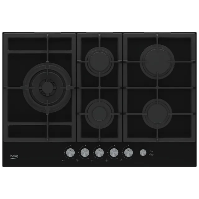 Beko HILL75235S gaskookplaat zwart