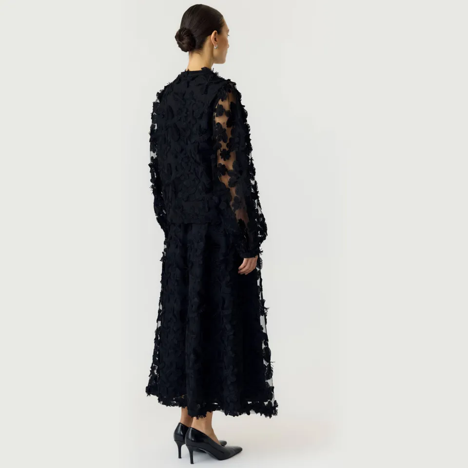 Yas Yaskarly blouse zwart, foto 3