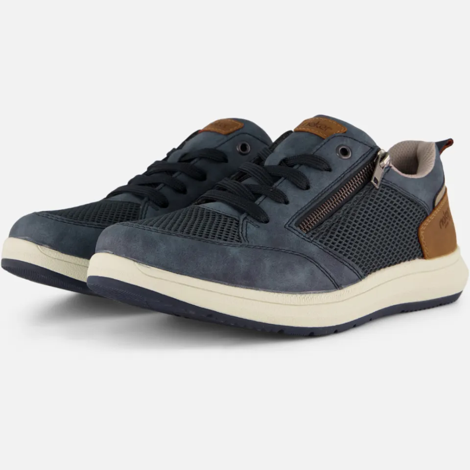 Rieker lage sneakers blauw, foto 3