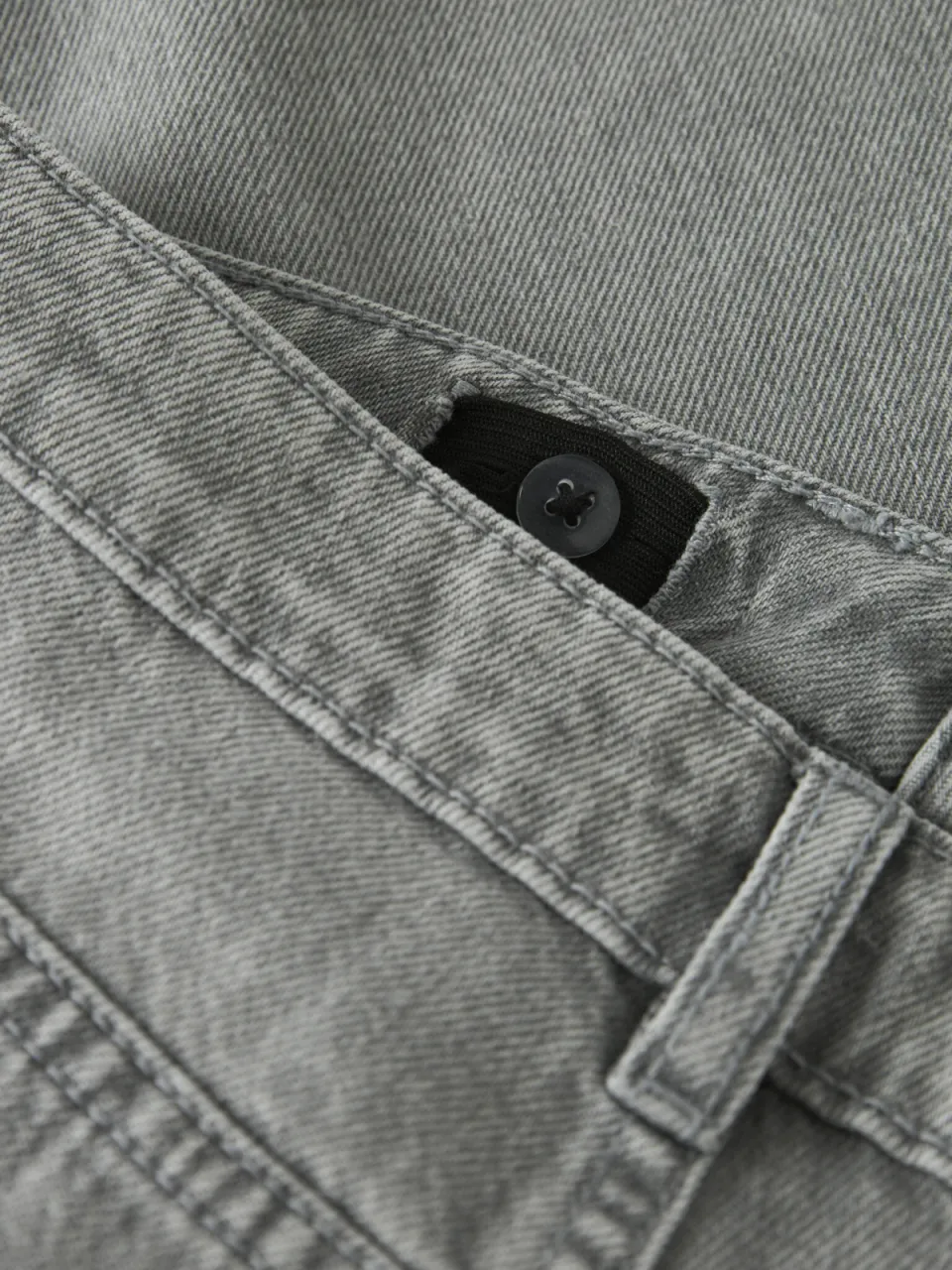 LMTD regular fit wide leg jeans - grijs, foto 3