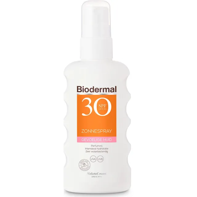 Biodermal Gevoelige Huid zonnespray SPF30