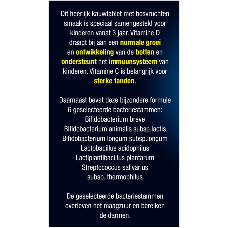 Lucovitaal Probiotica Kids - 30 kauwtabletten, foto 5