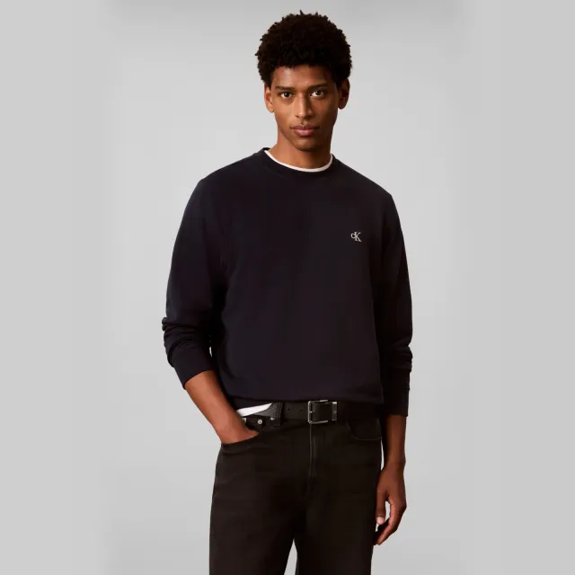 Calvin Klein JEANS regular fit trui - dark sapphire