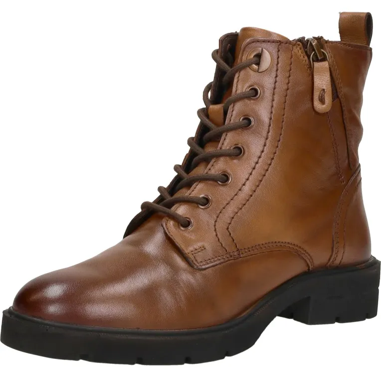 Sub55 veterschoenen hoog cognac, foto 3