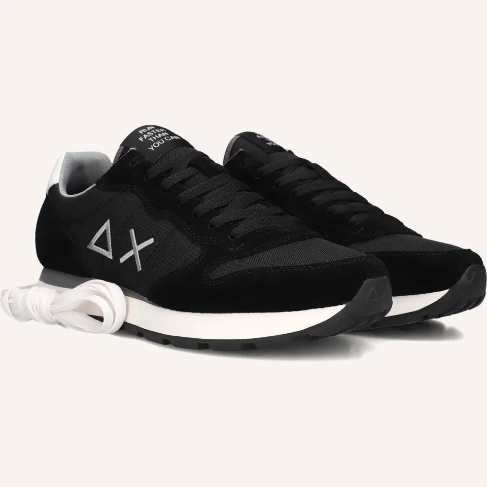 Sun68 Tom Solid lage sneakers zwart, foto 4
