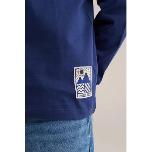 WE Fashion longsleeve donkerblauw, foto 4