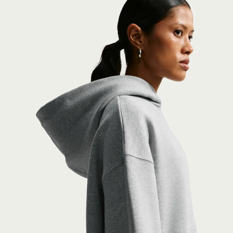 Nike Studio Fleece oversized hoodie - grijs, foto 4