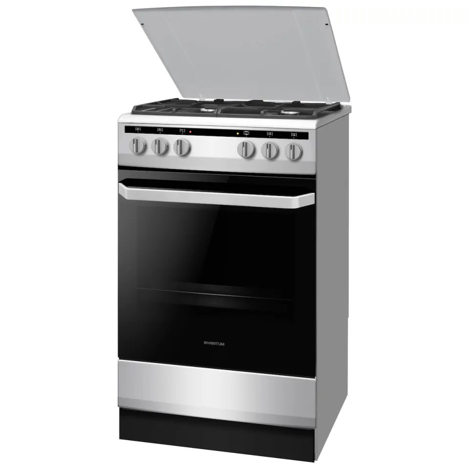 Inventum VFG5020GRVS gasfornuis RVS, foto 3