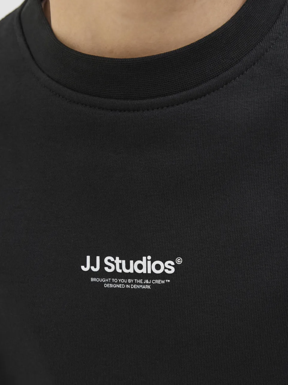 Jack & Jones JUNIOR sweater met tekst - zwart, foto 5