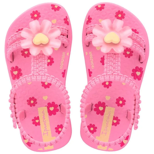 Ipanema Daisy Baby gebloemde sandalen roze, foto 2