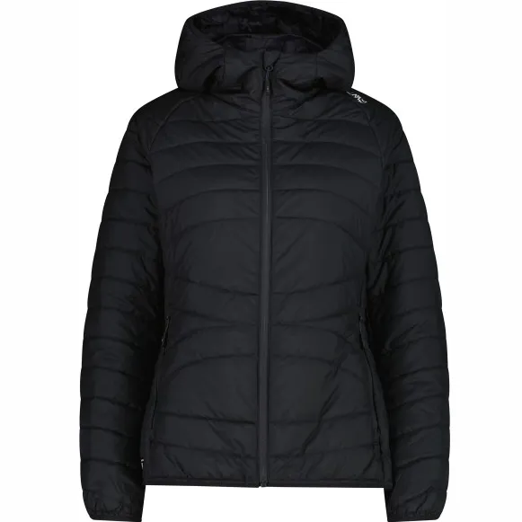 CMP Women's Jacket Fix Hood 36Z1056 - Synthetisch jack, zwart