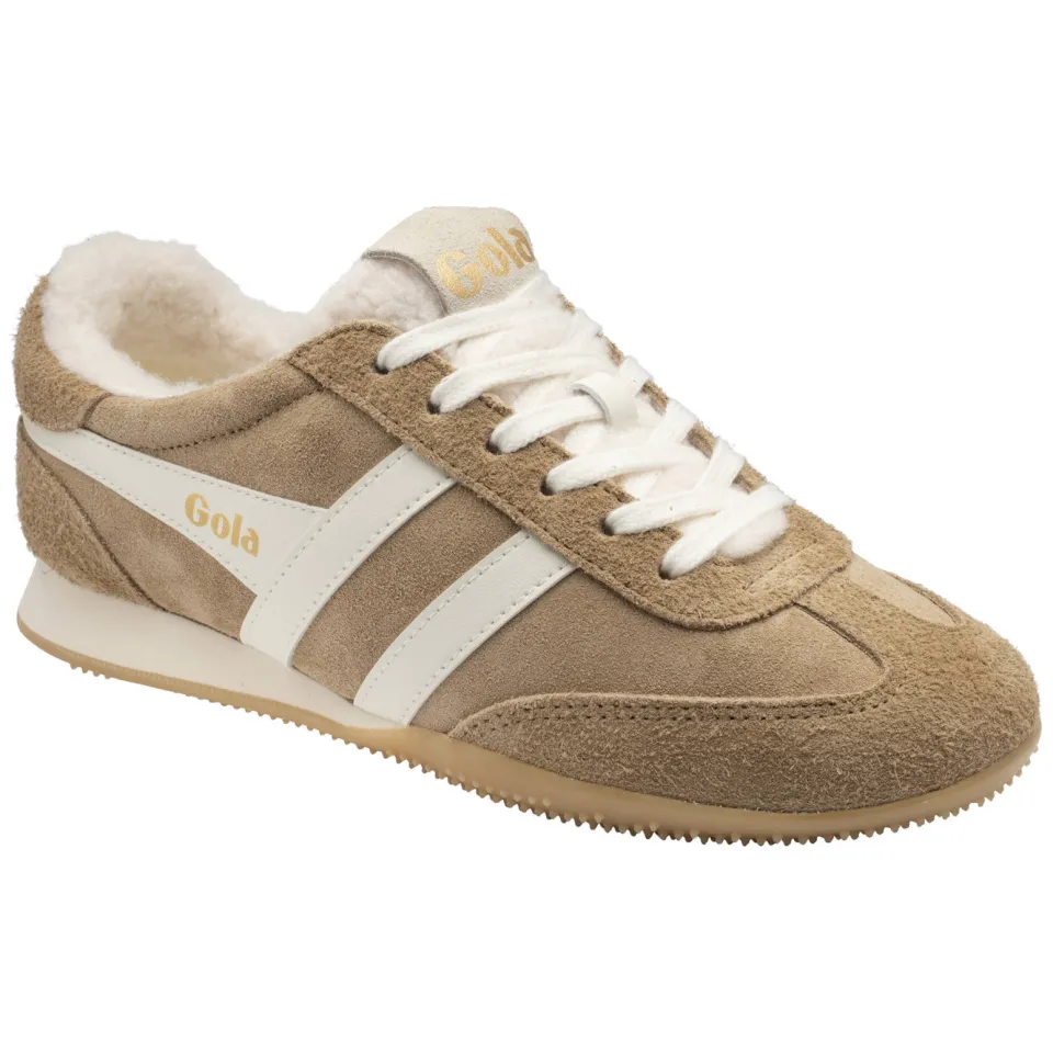 Gola Sprinter Summit leren sneakers - lichtbruin/wit, foto 5