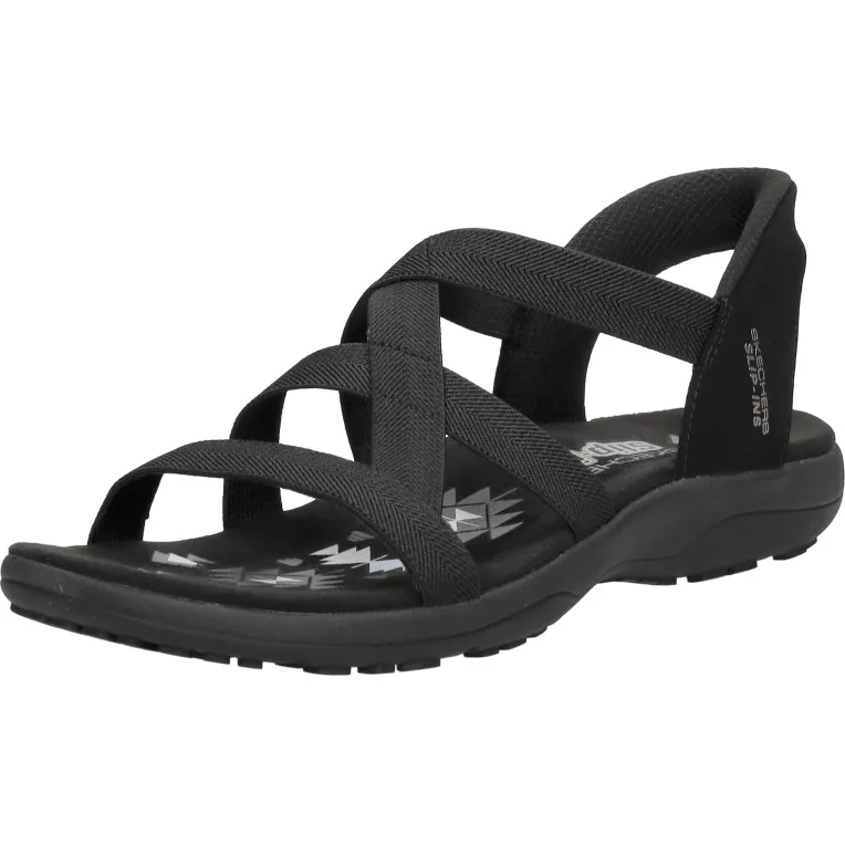 Skechers Slip-Ins Reggae Slim sandaal zwart, foto 3