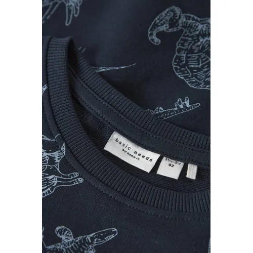NAME IT MINI sweater donkerblauw, foto 4