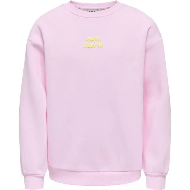 Only KIDS ONLY GIRL sweater met backprint - lichtroze