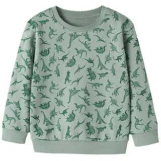 NAME IT MINI sweater Groen All over print