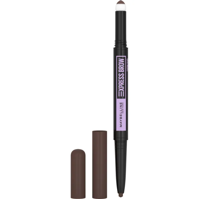 Maybelline New York Express Brow Duo wenkbrauwpotlood donkerbruin Multicolour