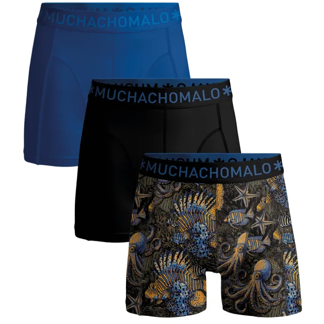 Muchachomalo Heren 3-pack Boxershorts Veelkleurig