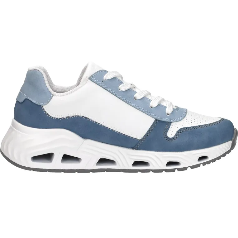 Rieker sneakers laag lichtblauw Licht blauw