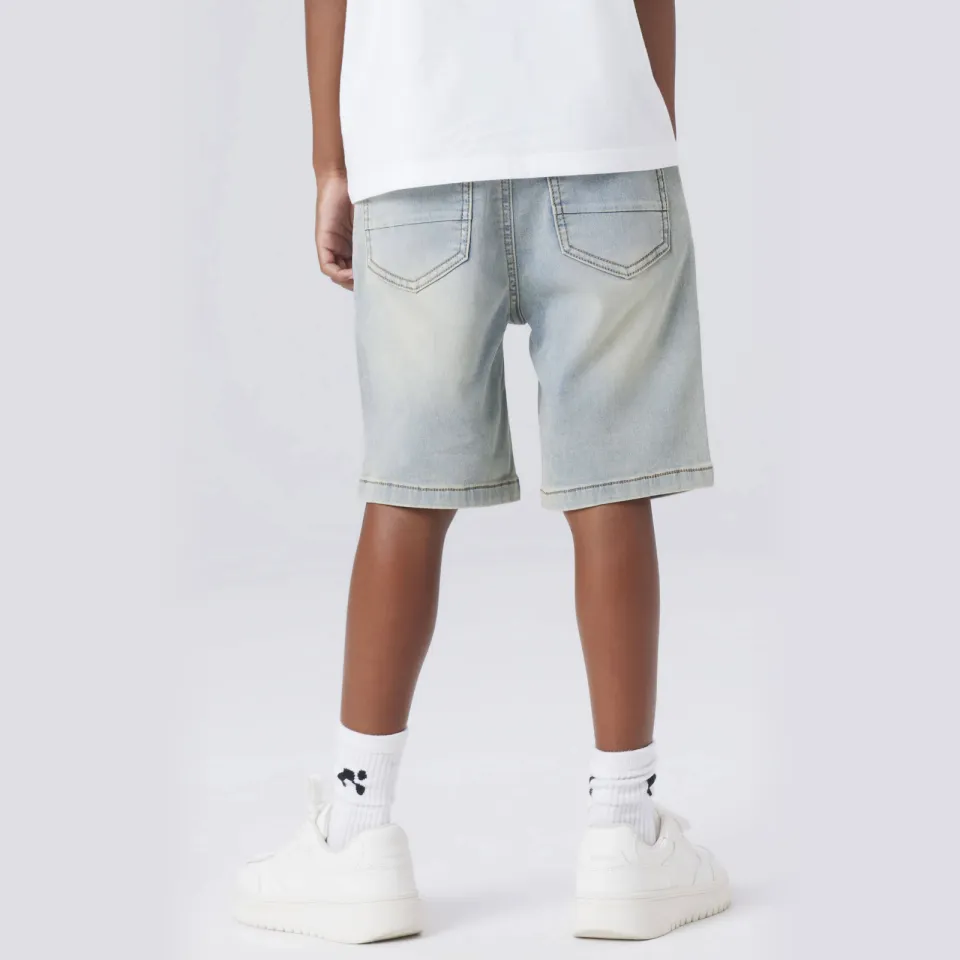 NAME IT regular jeansshort light blue denim, foto 5