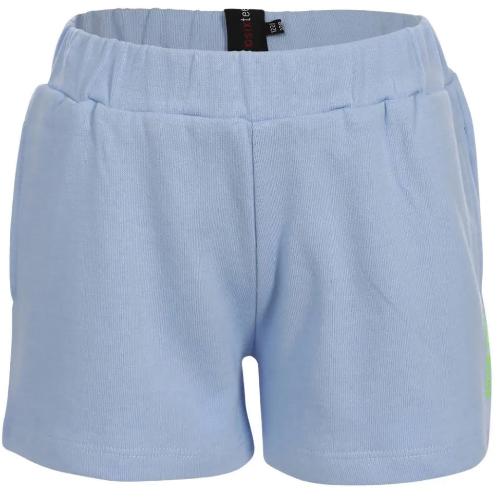 LOOXS 10sixteen sweatshort lichtblauw lichtblauw, neongroen, foto 2