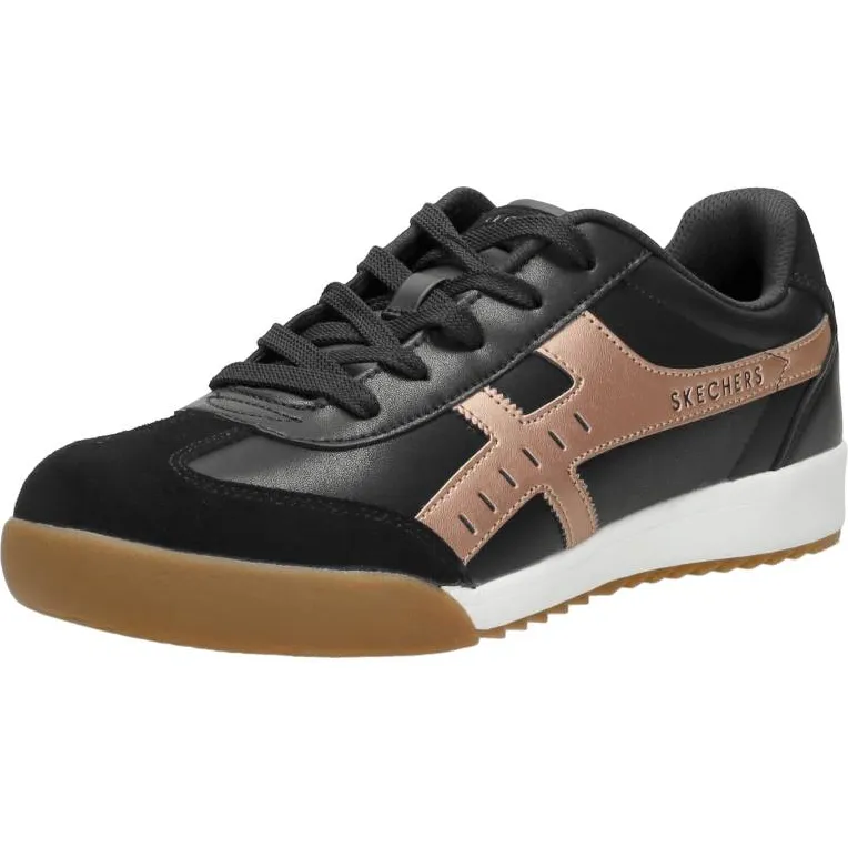 Skechers Zinger Metallic Roads lage sneakers zwart, foto 3