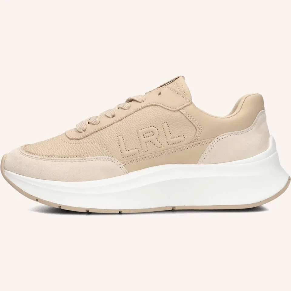 Lauren Ralph Lauren Sneakers Franky Beige, foto 5