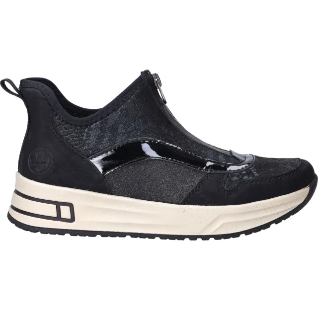 Rieker lage sneakers zwart