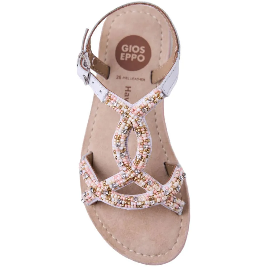 Gioseppo leren sandalen roze/wit, foto 2