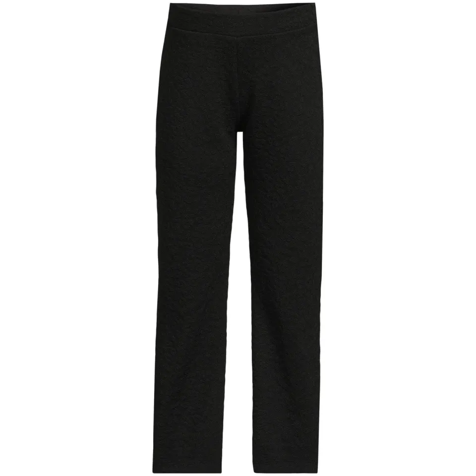 Anytime jacquard flared broek zwart, foto 2