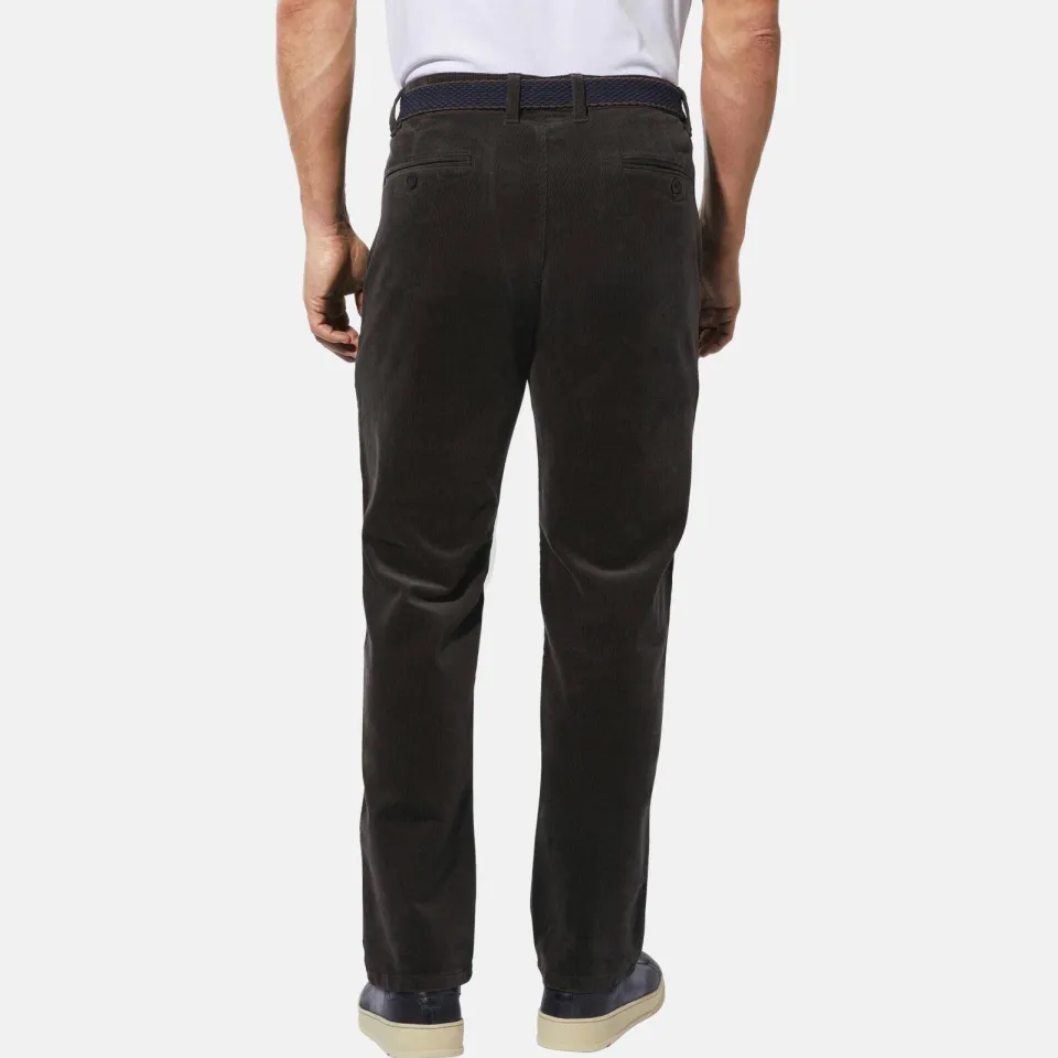 Babista corduroy regular fit broek donkerbruin, foto 5