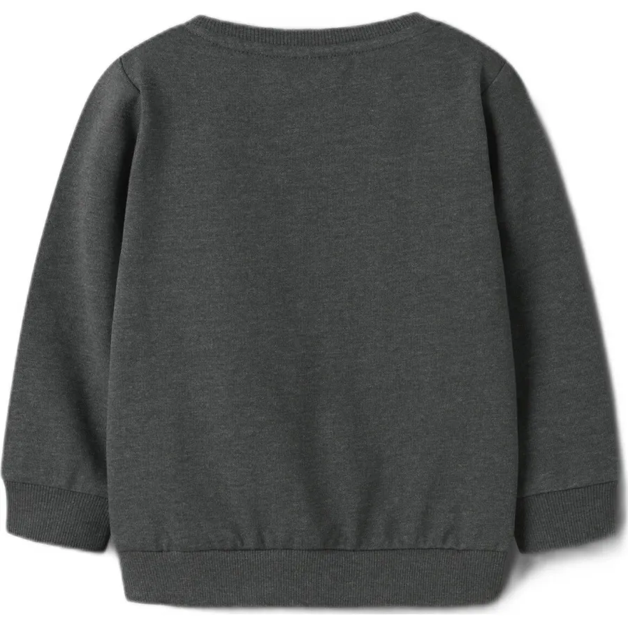 NAME IT MINI sweater donkergrijs melange, foto 2