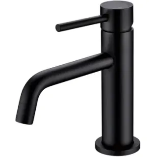 Go by Van Marcke Cocoon Black wastafelkraan mat zwart