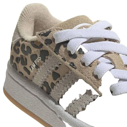 Adidas Originals Campus 00's suède sneakers met panterprint - camel/zwart, foto 5