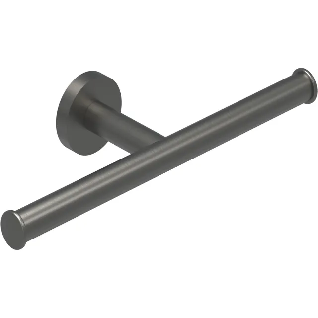 Toiletrolhouder IVY Dubbel Geborsteld Metal Black PVD