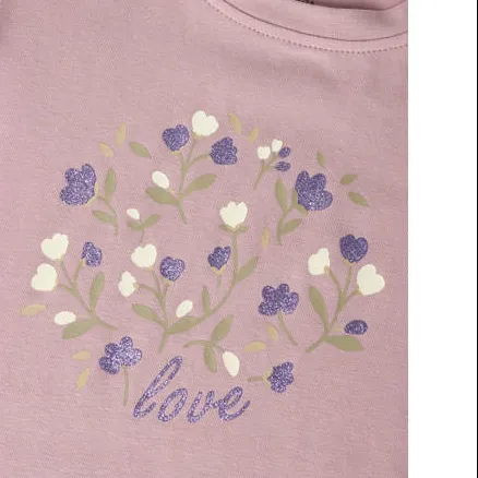 NAME IT MINI longsleeve met print lila, foto 3