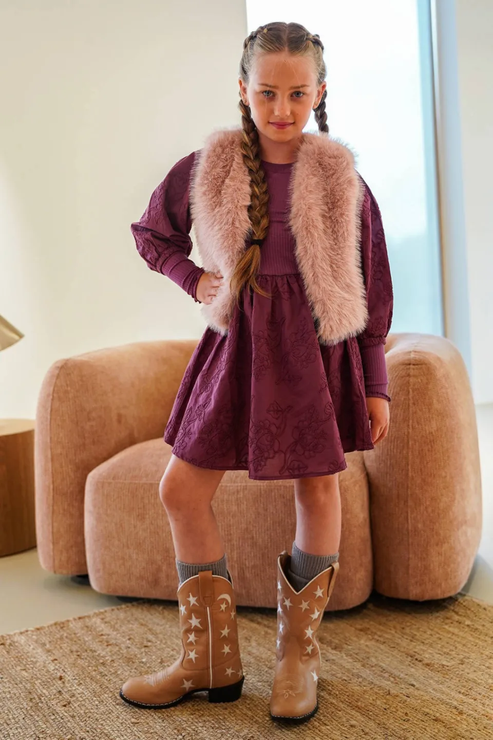 Like Flo rechtvallend gilet - lila, foto 5
