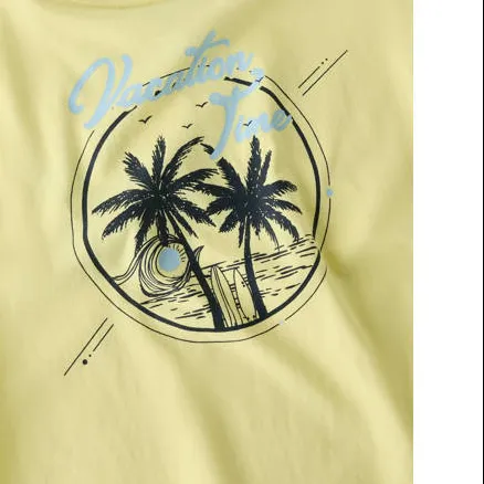 NAME IT KIDS T-shirt met print geel, foto 3