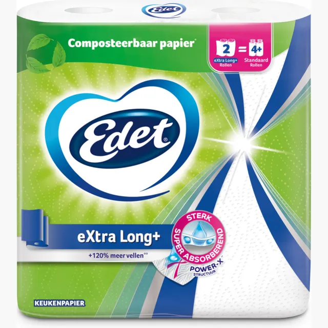 Edet Extra Long Keukenpapier 2 stuks