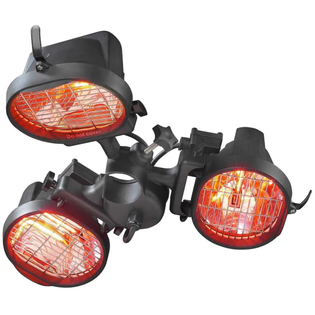 Eurom parasolheater 1500 Zwart
