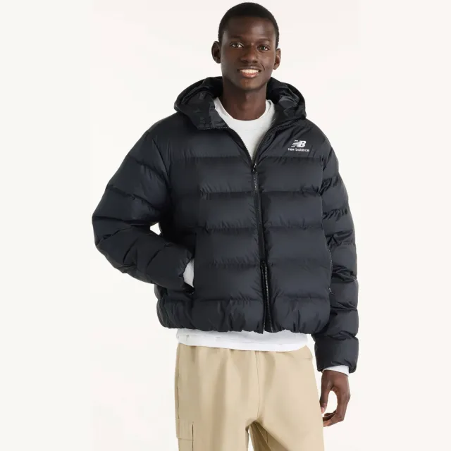 New Balance gewatteerde jas - zwart