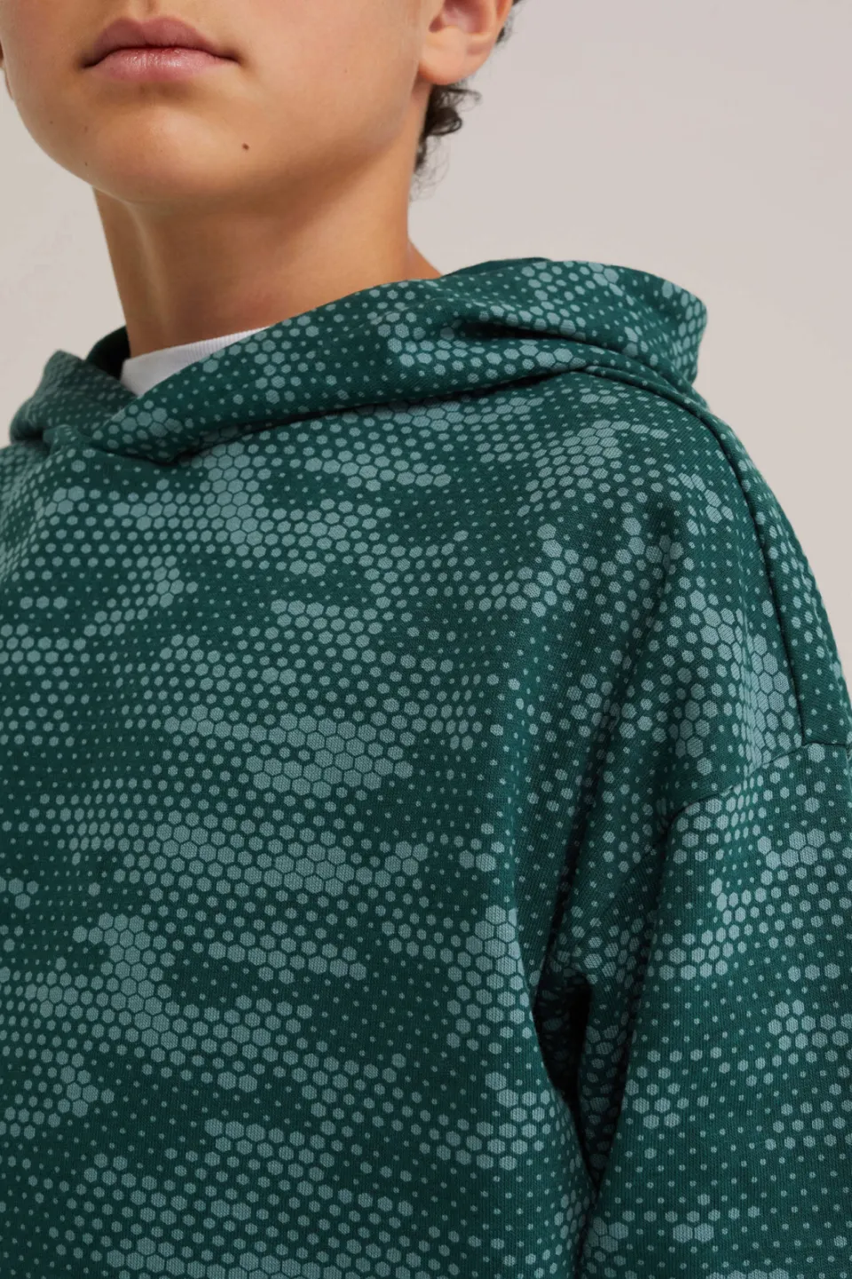 WE Fashion hoodie met print - groen, foto 5