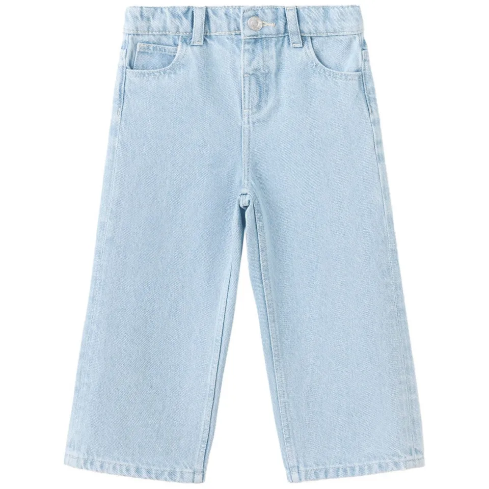 Mango Kids regular waist straight leg jeans - lichtblauw, foto 2